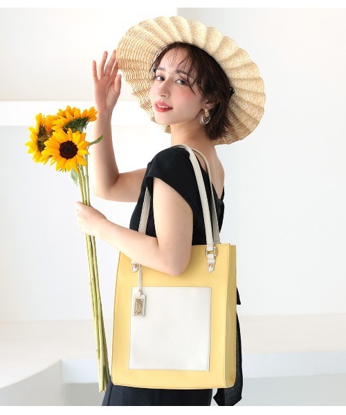 Clelia（クレリア） トートバッグ 縦型スクエアバーティカルトート