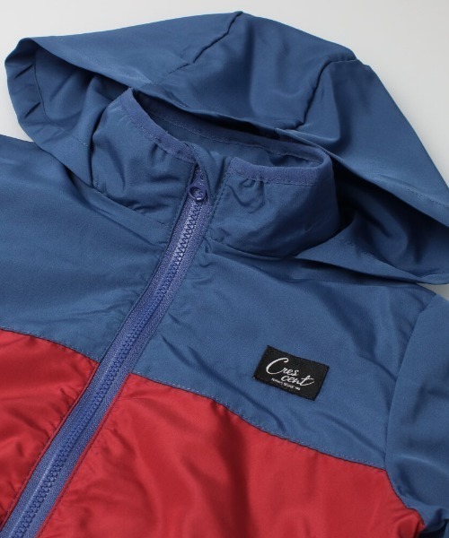 Crescent コート アウター バイカラー切替ジャケット キッズ