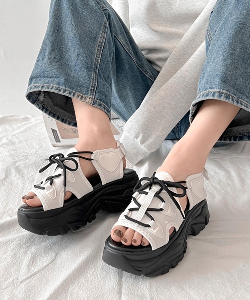 Shoes in Closet サンダル 厚底 バルキー スニーカーソール