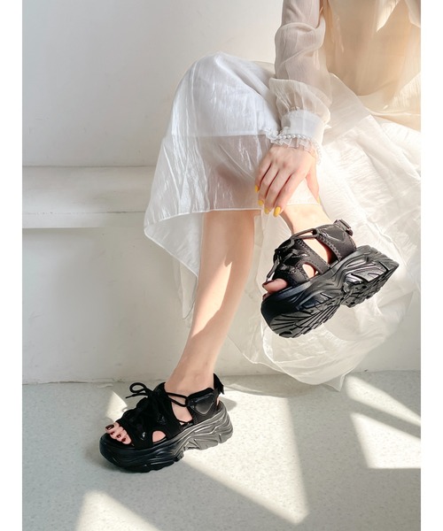 Shoes in Closet（シュークロ） サンダル 「新色入荷」+6.5cm 軽量