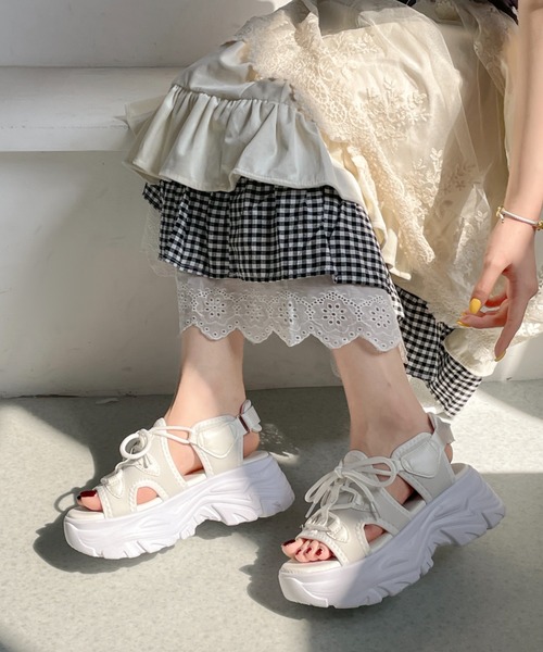 Shoes in Closet（シュークロ） サンダル 「新色入荷」+6.5cm 厚底