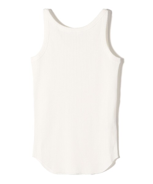 タンクトップ ノースリーブ SHIPS Primary Navy Label:丸胴 テレコ タンクトップ レディース SHIPS タンクトップ ノースリーブ Primary Navy Label:丸胴