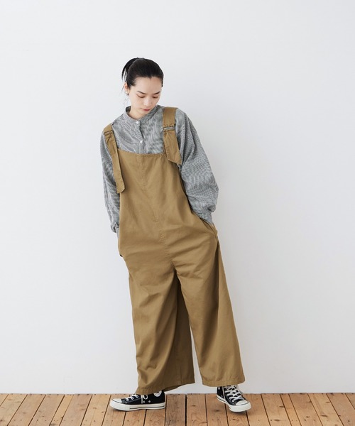 Fashion Letter サロペット オーバーオール 大きいサイズ アシメ
