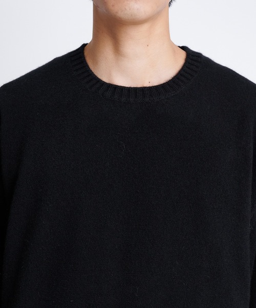 ニット メンズ 「gim context/ジムコンテキスト」Cashmere Long Sleeve Knit T-shirt｜zozo｜10