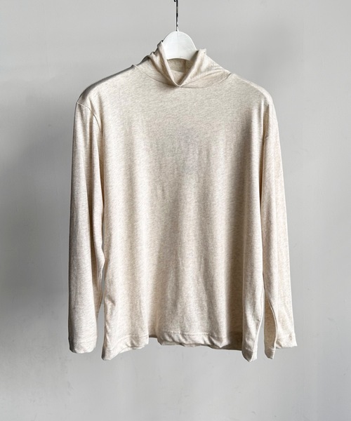 tシャツ VENT BLANC :コットン ハイネックトップス レディース メンズ