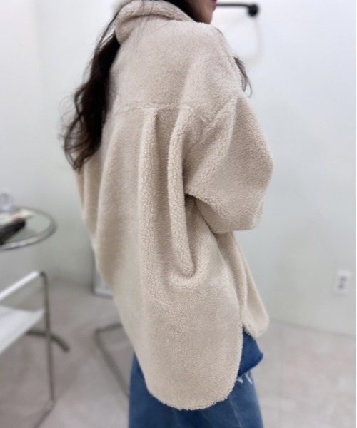 ipugo ジャケット テーラードジャケット ipugo/イプゴ モコモコ