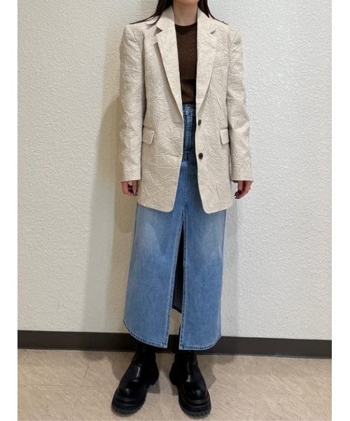 新品　THROWbySLY WASHER BOXY TAILOR ジャケット THROW by SLY | 【THROW】WASHER BOXY TAILOR ジャケット