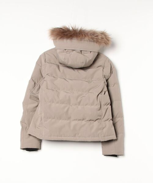 DANTON」 ダウンジャケット 34 ベージュ レディース : 80459549 