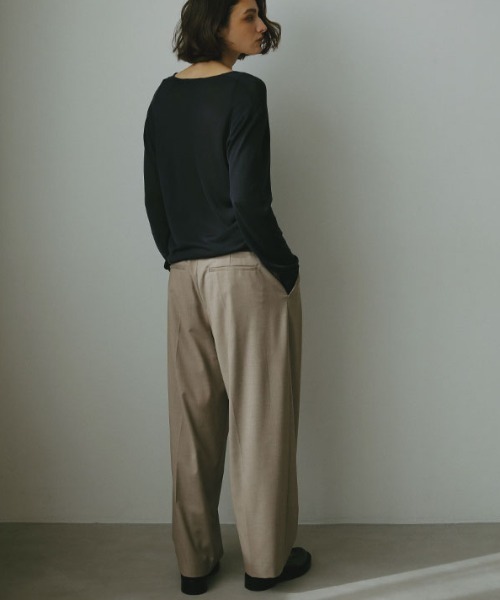 ETRE TOKYO（エトレトウキョウ） ワイドパンツ パンツ DEPENDRE
