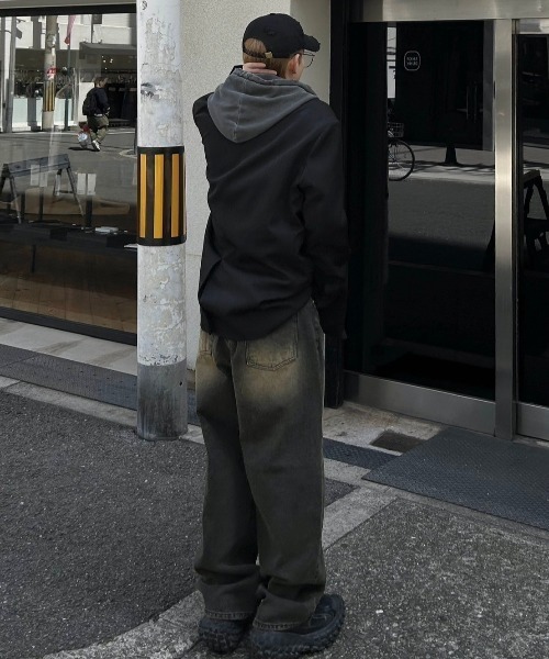 Chikashitsu+ ジーンズ 「Chikashitsu +」vintage wash semi