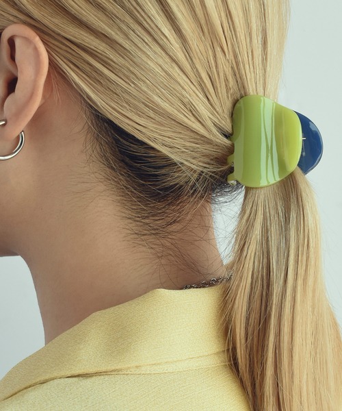 GOLDY（ゴールディ） ヘアクリップ ツートン アセチ ミニ バンス