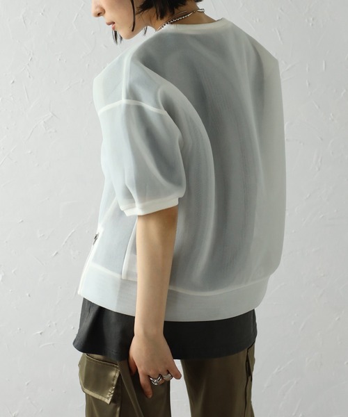 トップス Bonjour Bonjour Sagan tシャツ リバーシブルシアートップス レディース