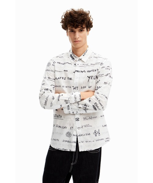 Desigual（デシグアル） シャツ PAUL シャツロングスリーブ メンズ