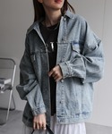 デニムジャケット gジャン ビッグシルエット/...の詳細画像5