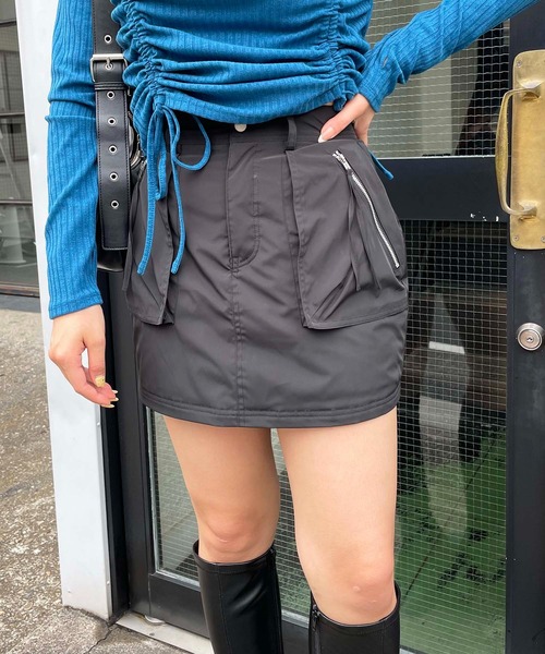 SPIRALGIRL（スパイラルガール） スカート 3Dポケットデザインミニ