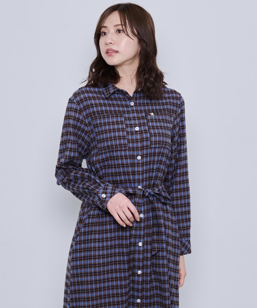 Arnold Palmer シャツワンピース 先染め チェック : ZOZOTOWN Yahoo!店