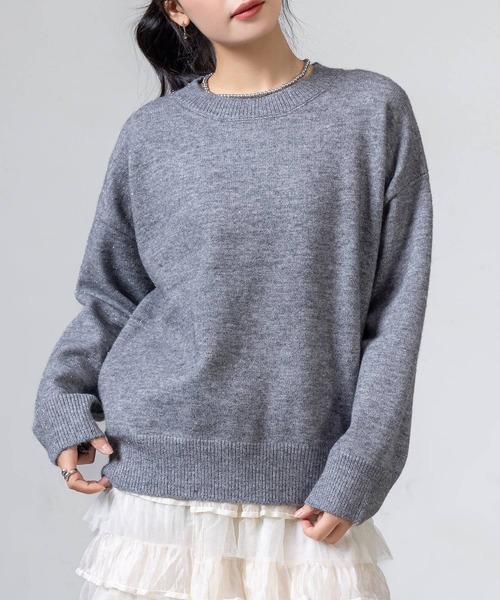 DAY CLOSET ニット セーター キラキラ レディース 長袖ドレッシー