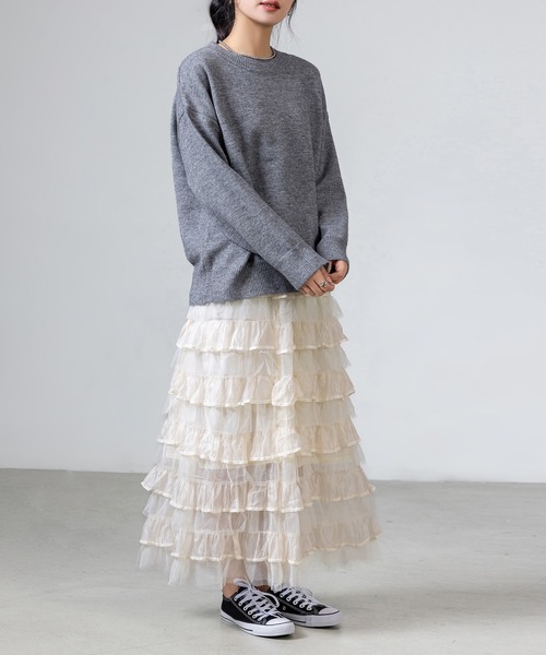 DAY CLOSET ニット セーター キラキラ レディース 長袖ドレッシー