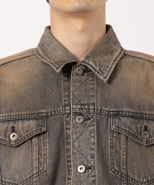 デニムジャケット gジャン 「JUHA/ユハ」RUST DENIM JACKET メンズの画像
