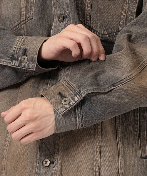 デニムジャケット gジャン 「JUHA/ユハ」RUST DENIM JACKET メンズの画像