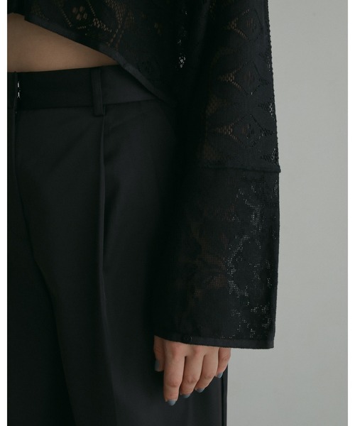 Patchwork Lace Cardigan アンヌーク　ブラック anuke カーディガン Patchwork Lace Cardigan レディース