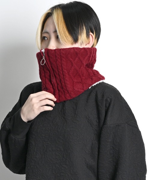 marai（マーライ） ネックウォーマー スヌード 裏ボアニット ネック