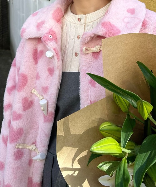 Alley Tokyo ダッフルコート コート ふわもこダッフル レディース