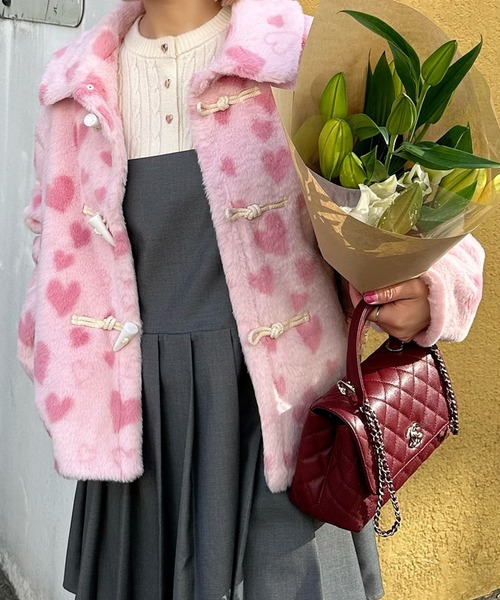 Alley Tokyo ダッフルコート コート ふわもこダッフル レディース