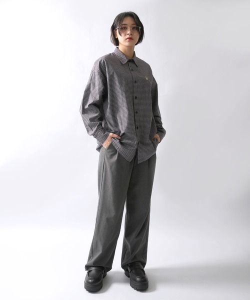 THEAIRTOWN★チェックポイント トップス★checkpoint shirts(111 UNISEX チェックシャツレイヤードトップス – BUNNY APARTMENT
