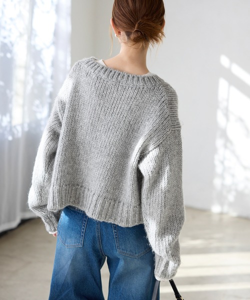 ROPE' PICNIC（ロペ ピクニック） ニット セーター ラメリリーショート