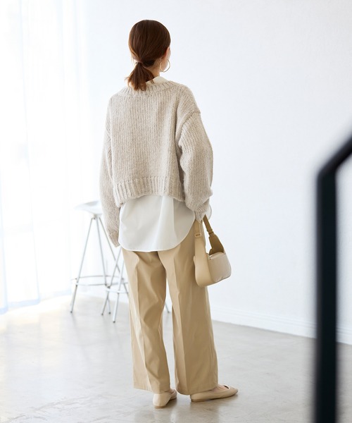 ROPE' PICNIC（ロペ ピクニック） ニット セーター ラメリリーショート