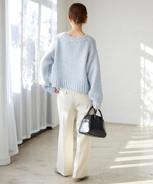 ROPE' PICNIC（ロペ ピクニック） ニット セーター ラメリリーショート