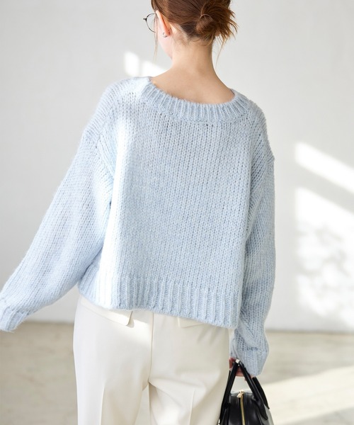 ROPE' PICNIC（ロペ ピクニック） ニット セーター ラメリリーショート