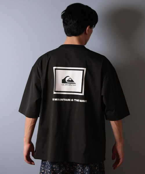 クイックシルバー Quiksilver 半袖ラッシュガード/Tシャツ XL Quiksilver ラッシュガード 「ムラサキスポーツ限定」QUIKSILVER