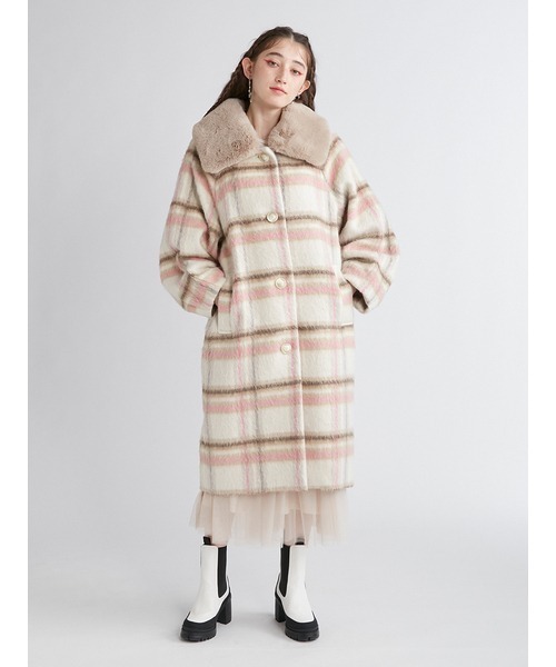 FURFUR（ファーファー） ステンカラーコート ONE SIZE パープル