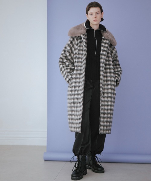 FURFUR（ファーファー） ステンカラーコート ONE SIZE パープル