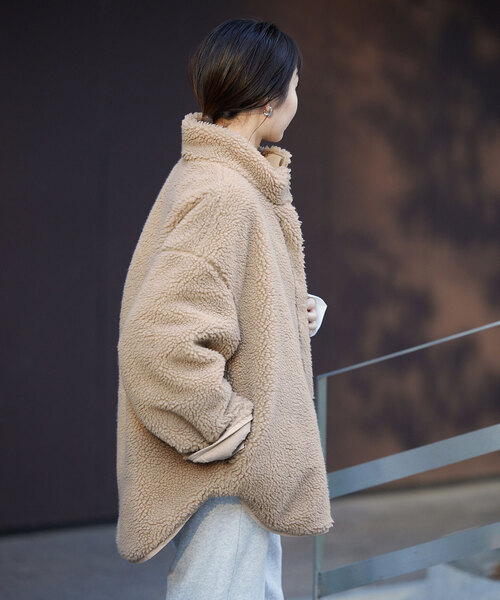 SLOBE IENA（スローブイエナ） ナイロンブルゾン FREE ブラウン