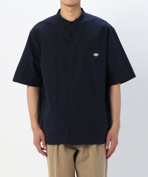DANTON ネイビー 半袖ポロシャツ 44 ドレステリア DRESSTERIOR DANTON ポロシャツ (ダークネイビー