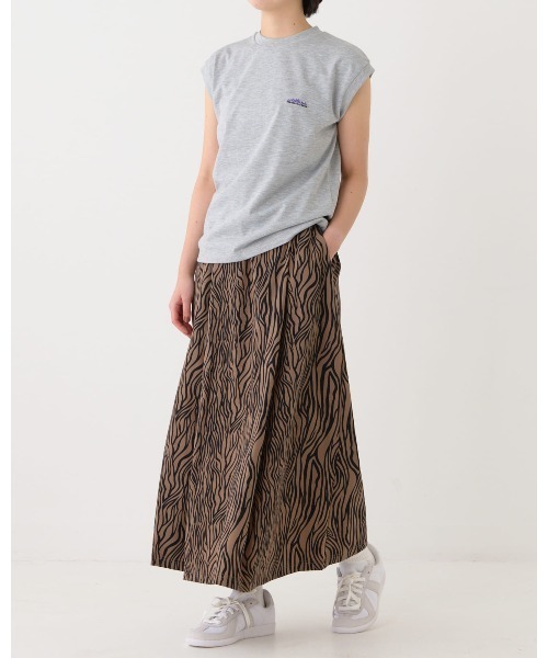 新品　THOUSAND MILE アジャストスカート　ゼブラ柄　サウザンドマイル THOUSAND MILE スカート 「THOUSAND MILE」WAVE ADJUST SKIRT