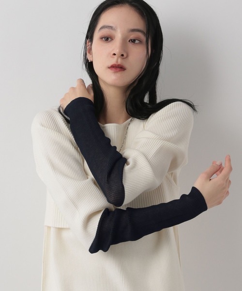 ぽんさま専用 LOWRYS FARM（ローリーズファーム）の「シアーニットワンピース 186909