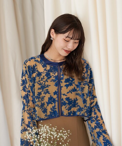 CIAOPANIC ワンピース 「マルチWAY」ベロアフラワーボレロ付き