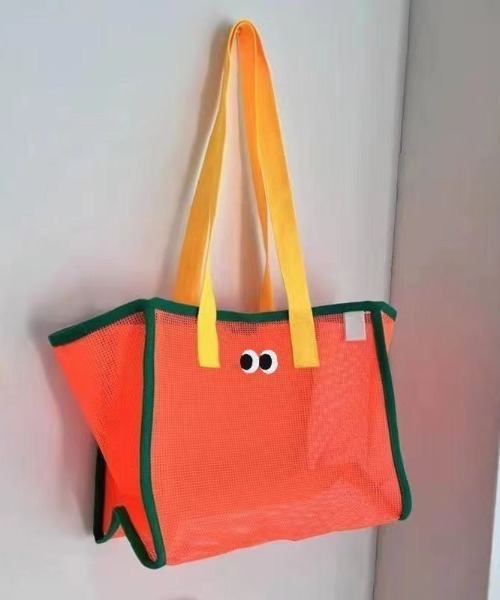 トートバッグ 「A4収納可能」目玉メッシュトートバッグ ビーチ プール トラベル レディース | ブランド登録なし | 08