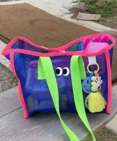 トートバッグ 「A4収納可能」目玉メッシュトートバッグ ビーチ プール トラベル レディース | ブランド登録なし | 03