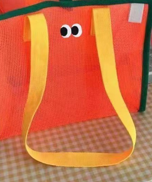 トートバッグ 「A4収納可能」目玉メッシュトートバッグ ビーチ プール トラベル レディース | ブランド登録なし | 12