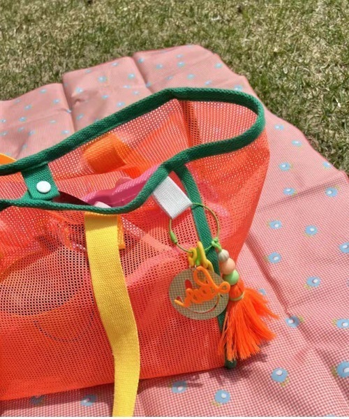 トートバッグ 「A4収納可能」目玉メッシュトートバッグ ビーチ プール トラベル レディース | ブランド登録なし | 06