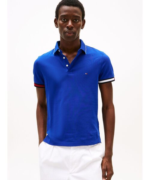 TOMMY HILFIGER（トミー・ヒルフィガー） ポロシャツ フラッグカフ