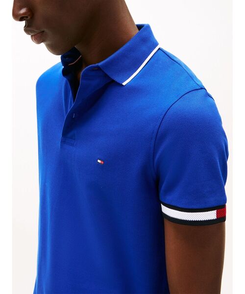 TOMMY HILFIGER（トミー・ヒルフィガー） ポロシャツ フラッグカフ