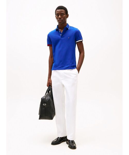 TOMMY HILFIGER（トミー・ヒルフィガー） ポロシャツ フラッグカフ