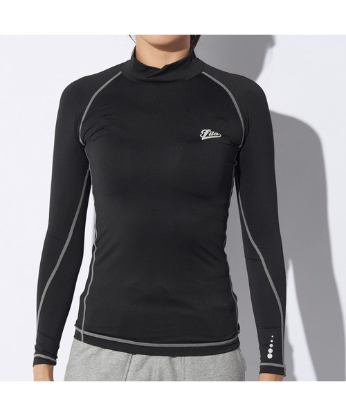 FILA（フィラ） インナーシャツ 肌着 長袖 ハイネックインナー DRY