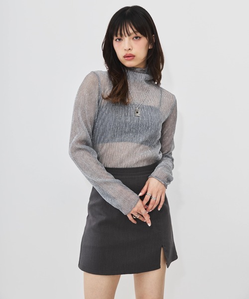 トップス shi-choco DIP IN CHOCOLATE tシャツ メロウラメシアートップス「DIP IN